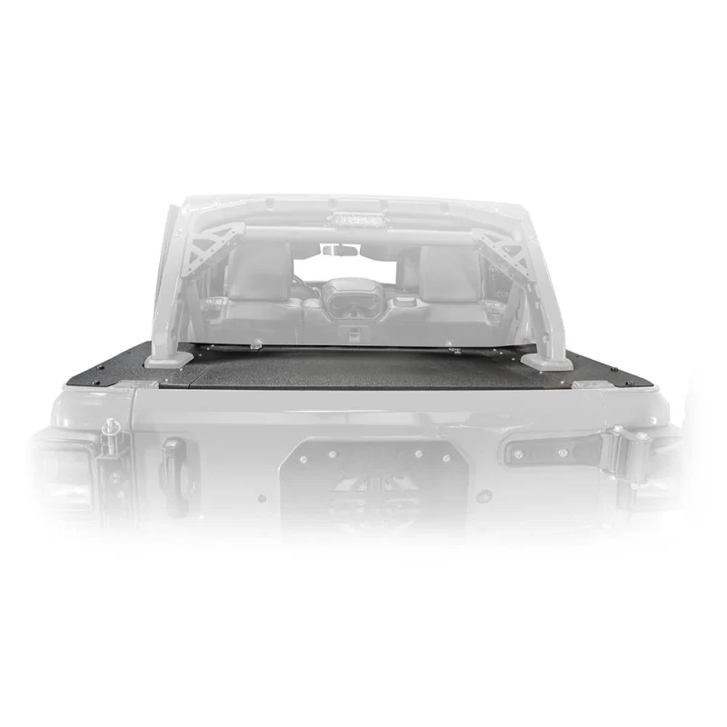 DV8 Offroad 2018-2025 Jeep Wrangler JL JLU Jeep JL 4-Door Rear Storage Security Cover Model JLRS-01 - Image 2