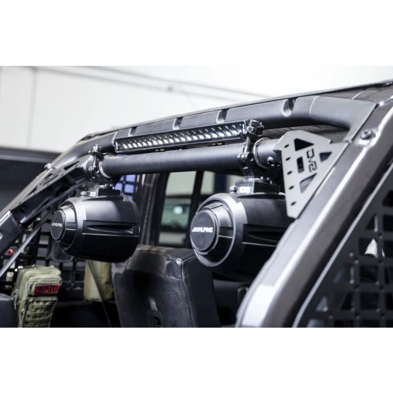 DV8 Offroad 2018-2025 Jeep Wrangler JL JLU Rear Speaker and Light Bar Mount Model SBJL-01 - Image 4