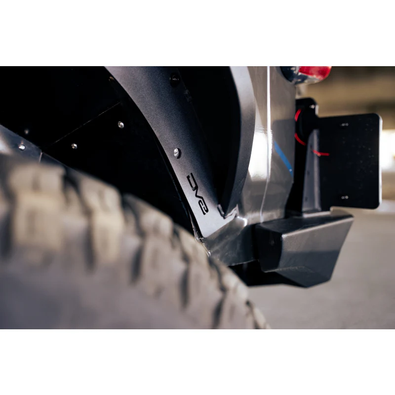DV8 Offroad 2018-2025 Jeep Wrangler JL JLU Slim Fender Flares Model FDJL-07 - Image 3