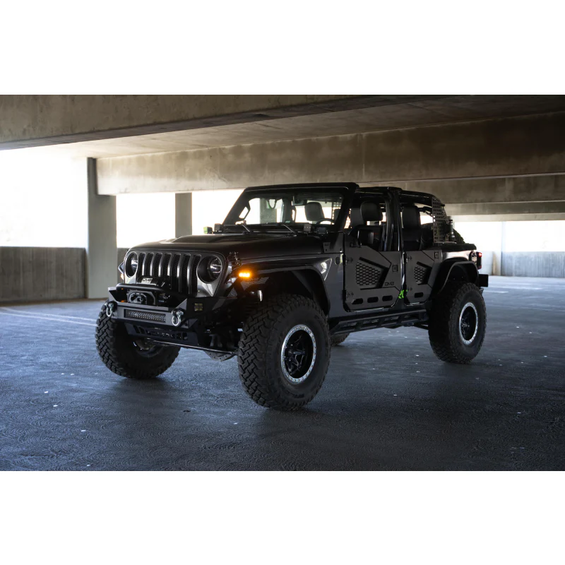 DV8 Offroad 2018-2025 Jeep Wrangler JL JLU Slim Fender Flares Model FDJL-07 - Image 9
