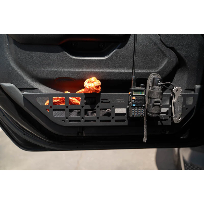 DV8 Offroad 2018-2025 Jeep Wrangler JL, JLU Slim Front Door ONLY Molle Pockets Model MPJL-07 - Image 12