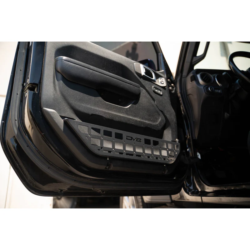 DV8 Offroad 2018-2025 Jeep Wrangler JL, JLU Slim Front Door ONLY Molle Pockets Model MPJL-07 - Image 9