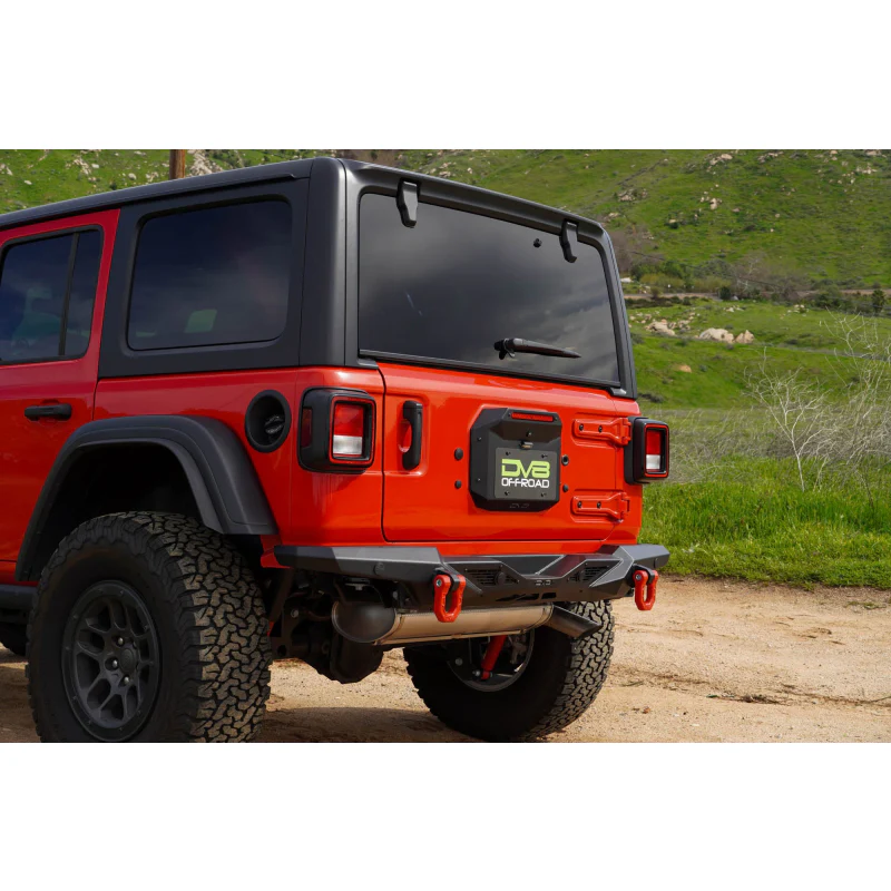 DV8 Offroad 2018-2025 Jeep Wrangler JL JLU Spare Tire Delete Model TSJL-04 - Image 5