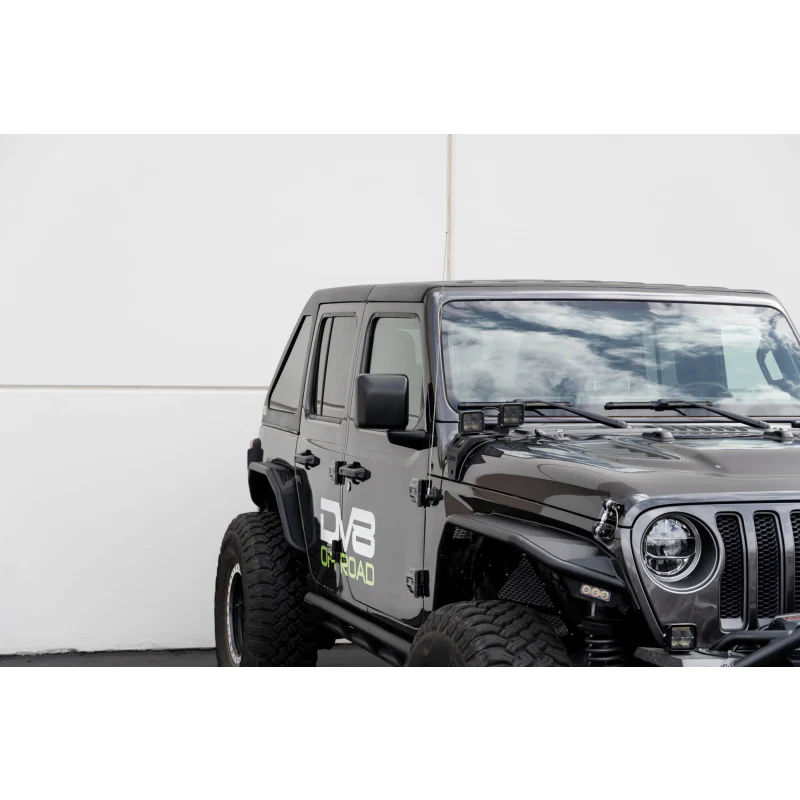 DV8 Offroad 2018-2025 Jeep Wrangler JLU 4-Door Razor Series Fastback Hard Top Model HTJL02-B - Image 12