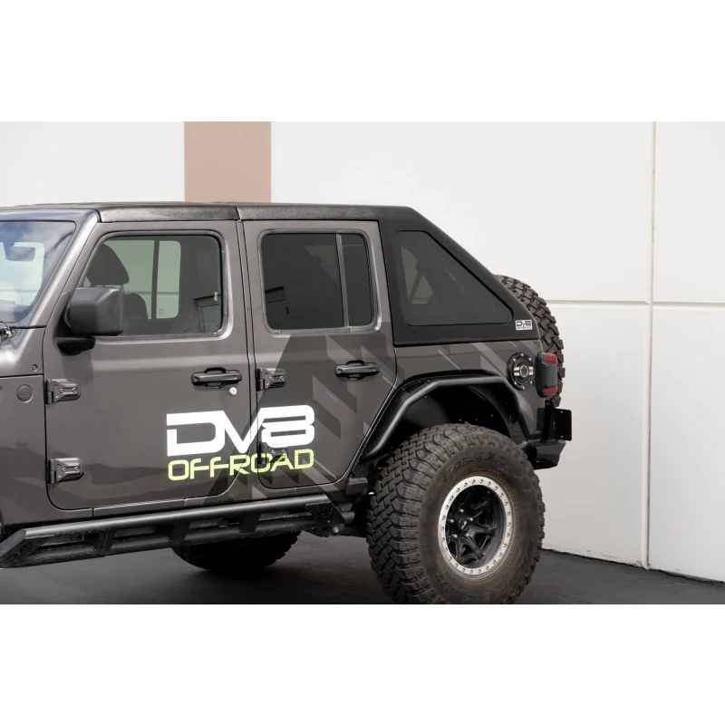 DV8 Offroad 2018-2025 Jeep Wrangler JLU 4-Door Razor Series Fastback Hard Top Model HTJL02-B - Image 14