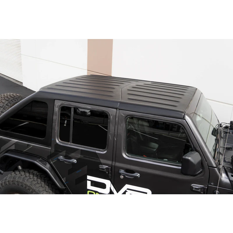 DV8 Offroad 2018-2025 Jeep Wrangler JLU 4-Door Razor Series Fastback Hard Top Model HTJL02-B - Image 6