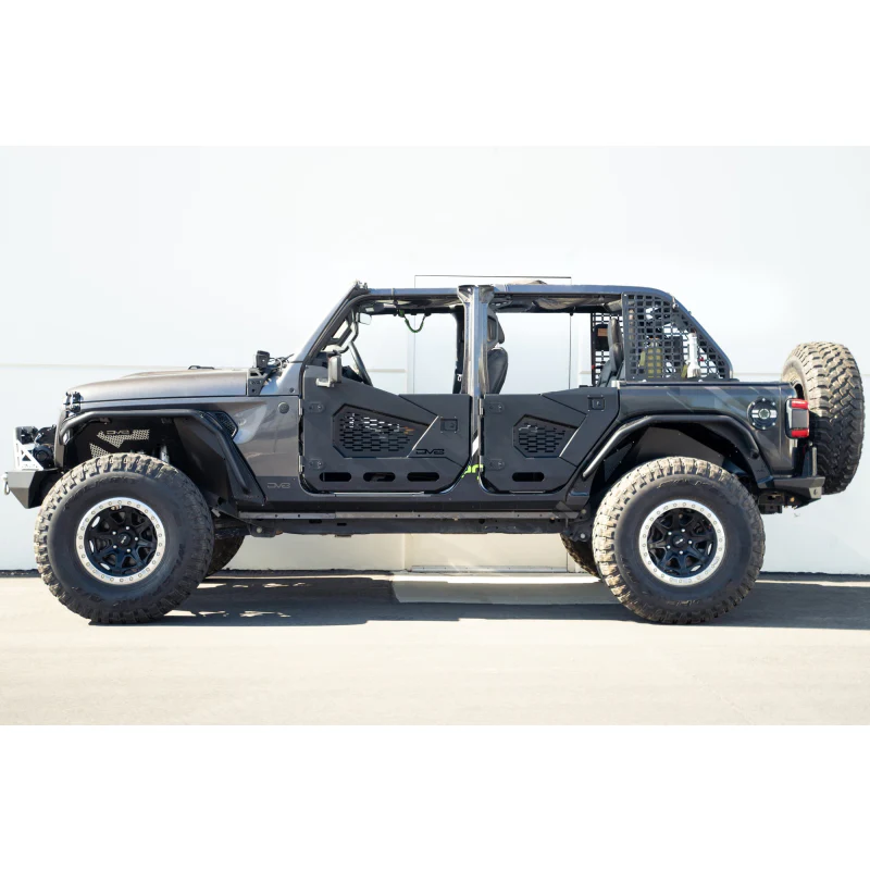 DV8 Offroad 2018-2025 Jeep Wrangler JLU 4-Door Rock Skins Model SRJL-09 - Image 3