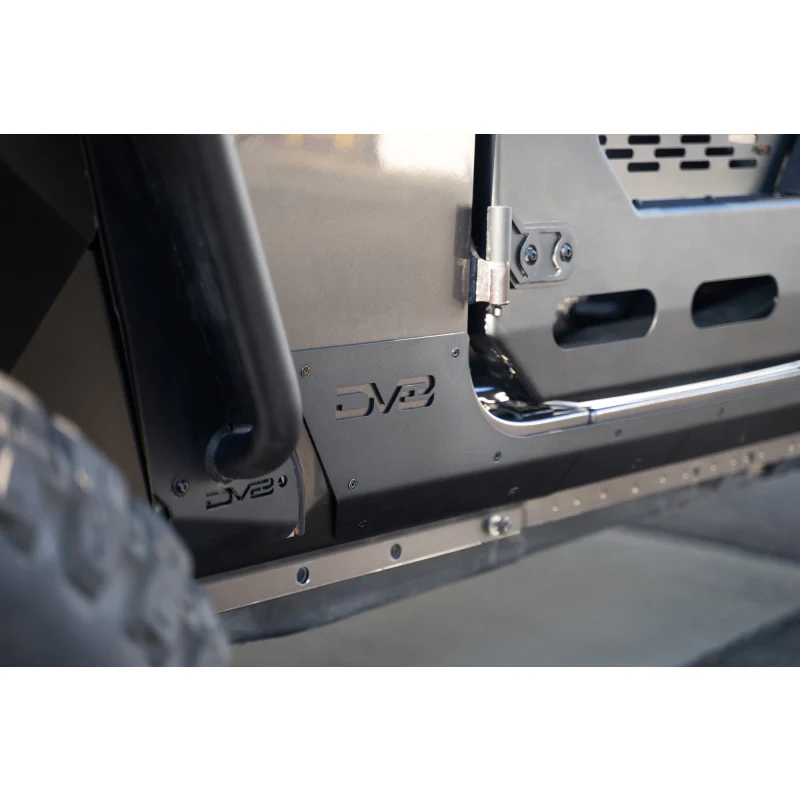 DV8 Offroad 2018-2025 Jeep Wrangler JLU 4-Door Rock Skins Model SRJL-09 - Image 8