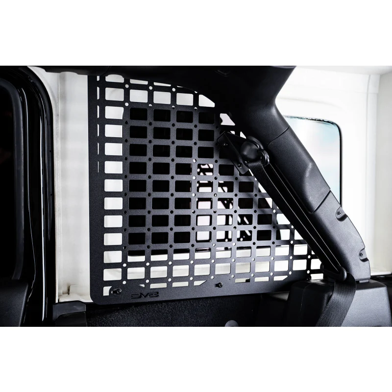 DV8 Offroad 2018-2025 Jeep Wrangler Rear Window Molle Panels Model MPJL-01 - Image 2