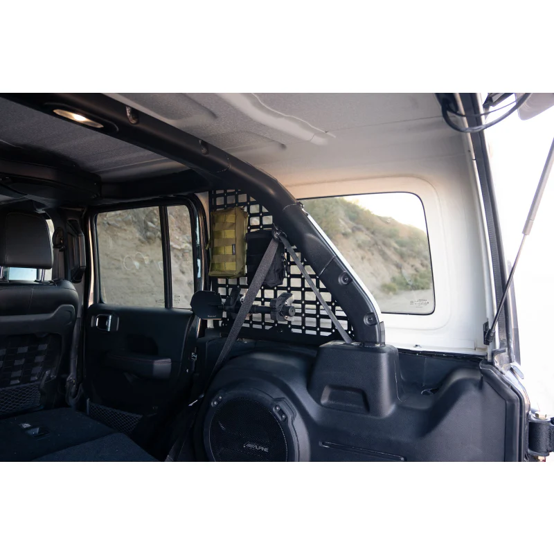 DV8 Offroad 2018-2025 Jeep Wrangler Rear Window Molle Panels Model MPJL-01 - Image 5