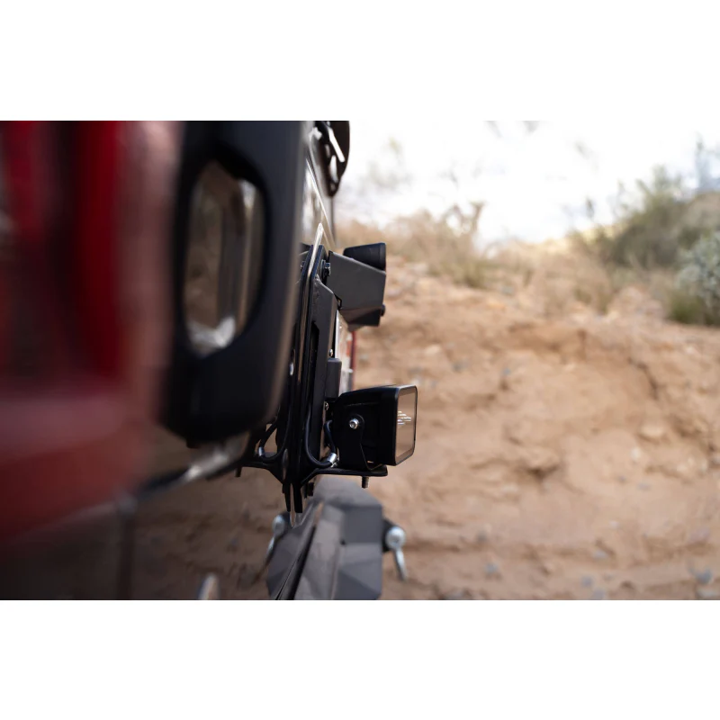 DV8 Offroad 2018-2025 Jeep Wrangler Spare Tire Delete With Light Mounts Model TSJL-03 - Image 10