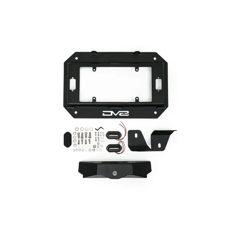 DV8 Offroad 2018-2025 Jeep Wrangler Spare Tire Delete With Light Mounts Model TSJL-03 - Image 4