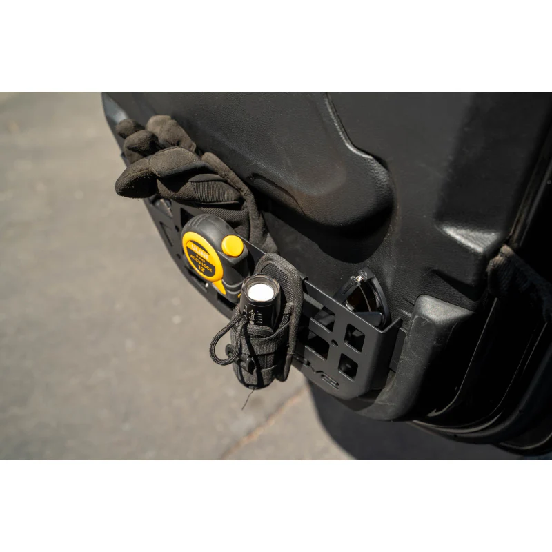 DV8 Offroad 2018-2025 Jeep WranglerJLU Gladiator JT Slim Rear Door ONLY Molle Pockets Model MPJL-08 - Image 13