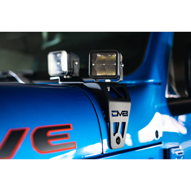 DV8 Offroad 2018-2025 JeepWrangler JL JLU 392 Gladiator JT , MojDual Pod Light Mounts Model LBJL-06 - Image 13