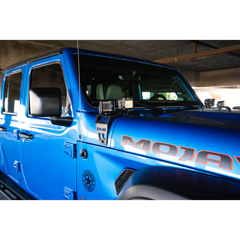 DV8 Offroad 2018-2025 JeepWrangler JL JLU 392 Gladiator JT , MojDual Pod Light Mounts Model LBJL-06 - Image 5