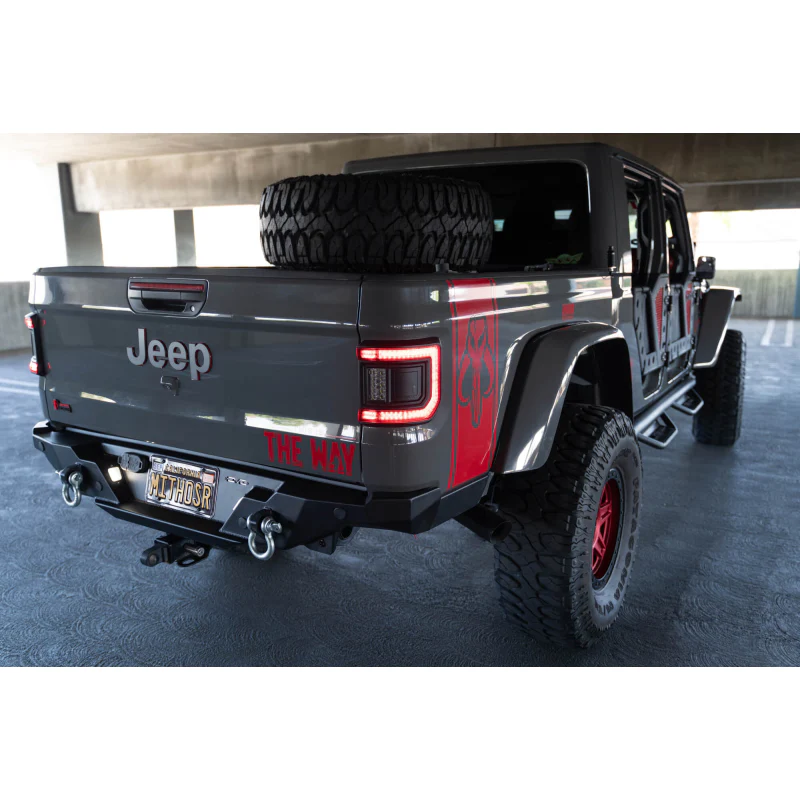 DV8 Offroad 2020-2025 Jeep Gladiator Fs-15 Series Rear Bumper Model RBGL-11 - Image 7
