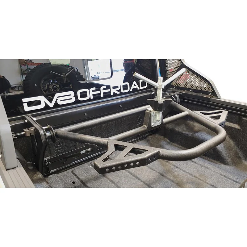 DV8 Offroad 2020-2025 Jeep Gladiator JT Adjustable Tire Carrier Model TCGL-01 - Image 2