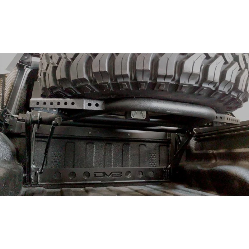 DV8 Offroad 2020-2025 Jeep Gladiator JT Adjustable Tire Carrier Model TCGL-01 - Image 3