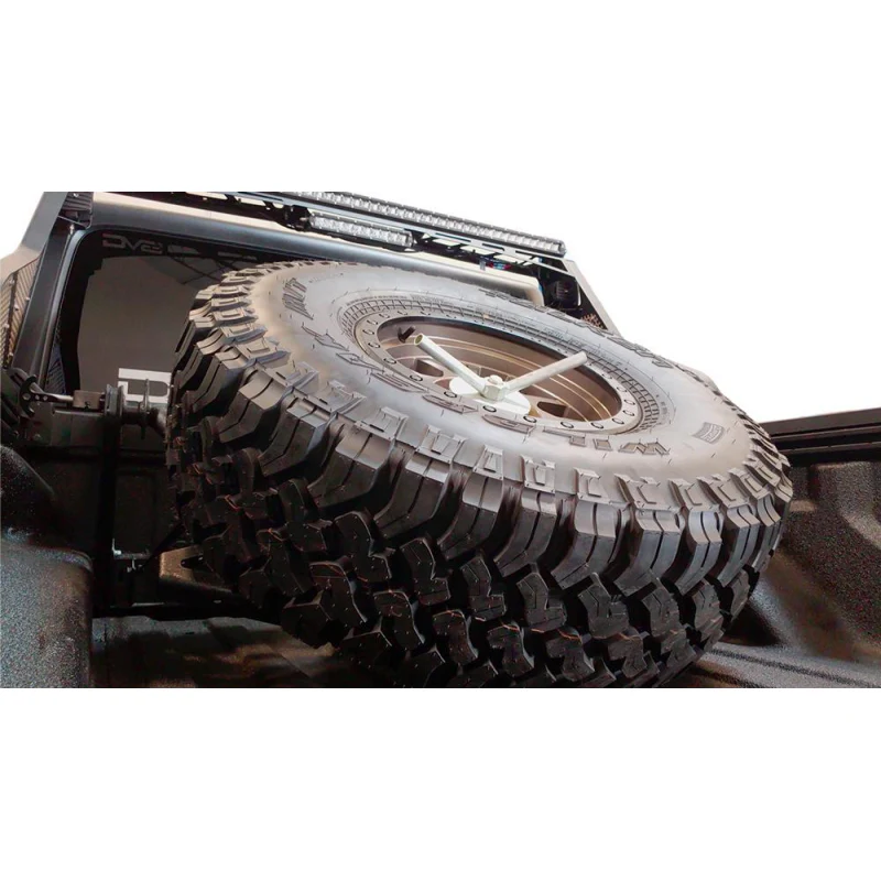 DV8 Offroad 2020-2025 Jeep Gladiator JT Adjustable Tire Carrier Model TCGL-01 - Image 4