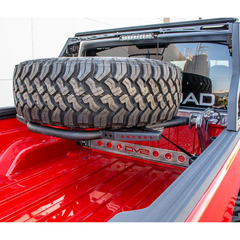 DV8 Offroad 2020-2025 Jeep Gladiator JT Adjustable Tire Carrier Model TCGL-01 - Image 6
