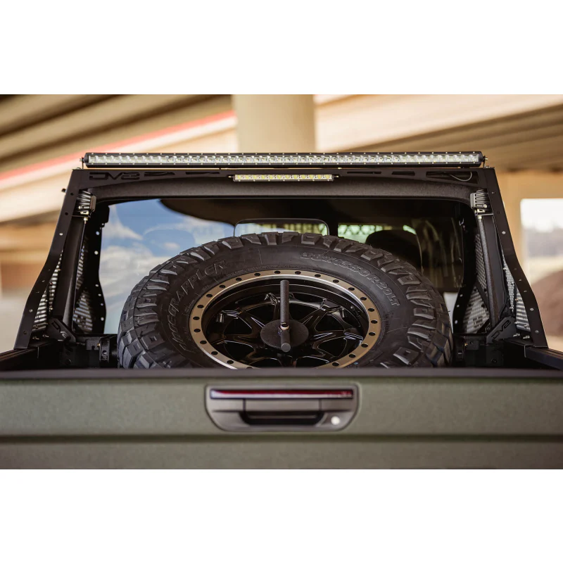 DV8 Offroad 2020-2025 Jeep Gladiator JT Adjustable Tire Carrier Model TCGL-01 - Image 9