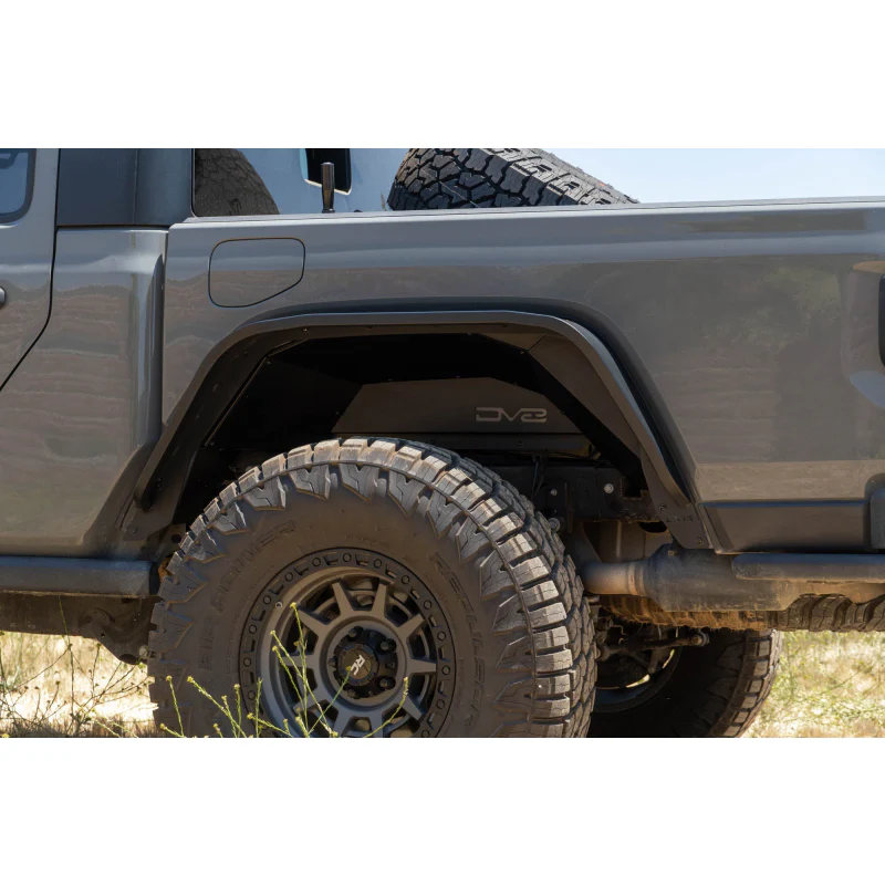 DV8 Offroad 2020-2025 Jeep Gladiator JT Rear Inner Fenders Model INFEND-07RB - Image 5