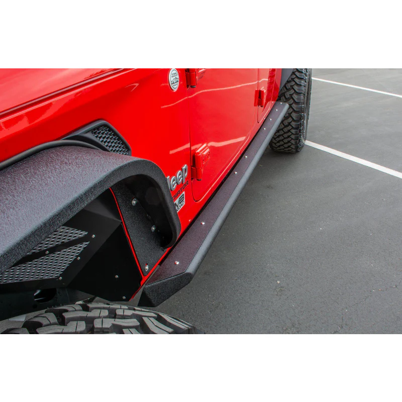 DV8 Offroad Rock Sliders With Step Model SRGL-02 - Image 2