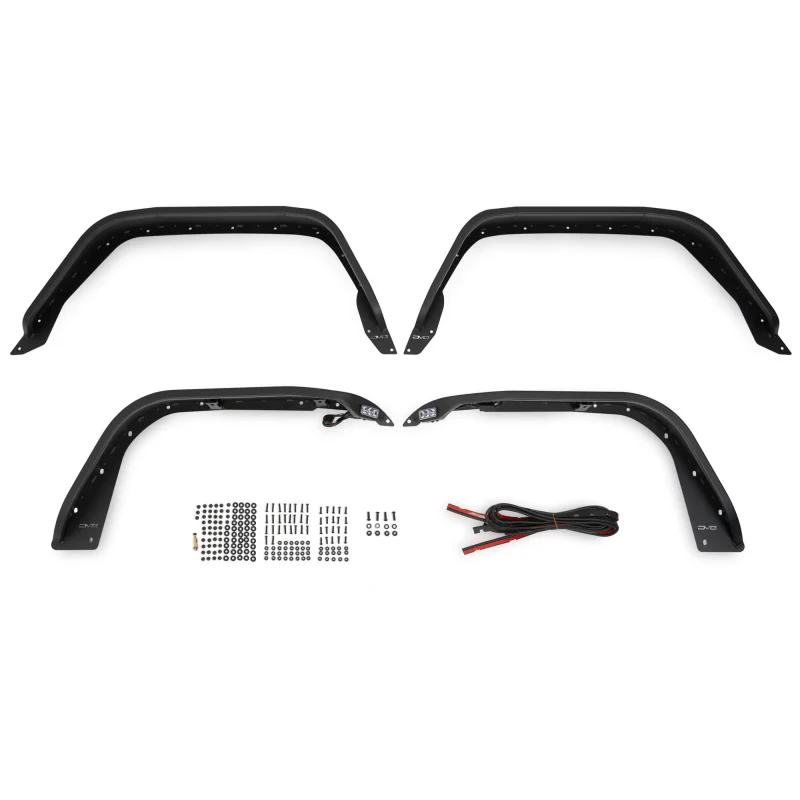 DV8 Offroad 2020-2025 Jeep Gladiator JT Slim Fender Flares Model FDGL-07 - Image 14
