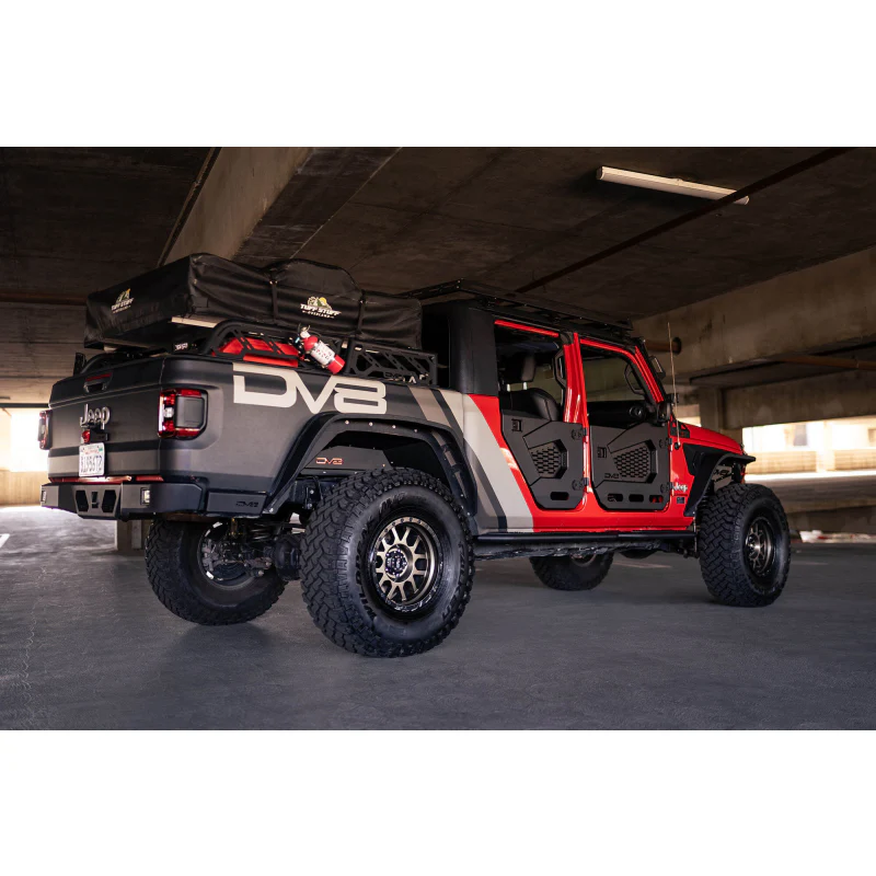 DV8 Offroad 2020-2025 Jeep Gladiator JT Wrangler JLU Rear 1/2 Doors Model HDJL-02R - Image 7