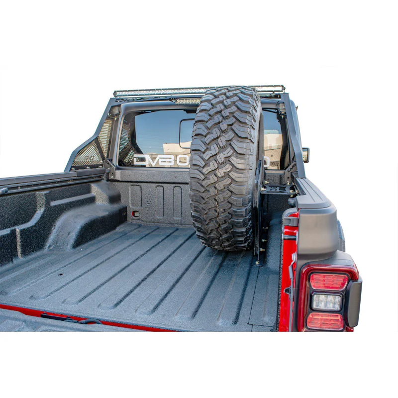 DV8 Offroad 2020-2025 Jeep Gladiator Stand-Up Spare Tire Mount Model TCGL-02 - Image 4