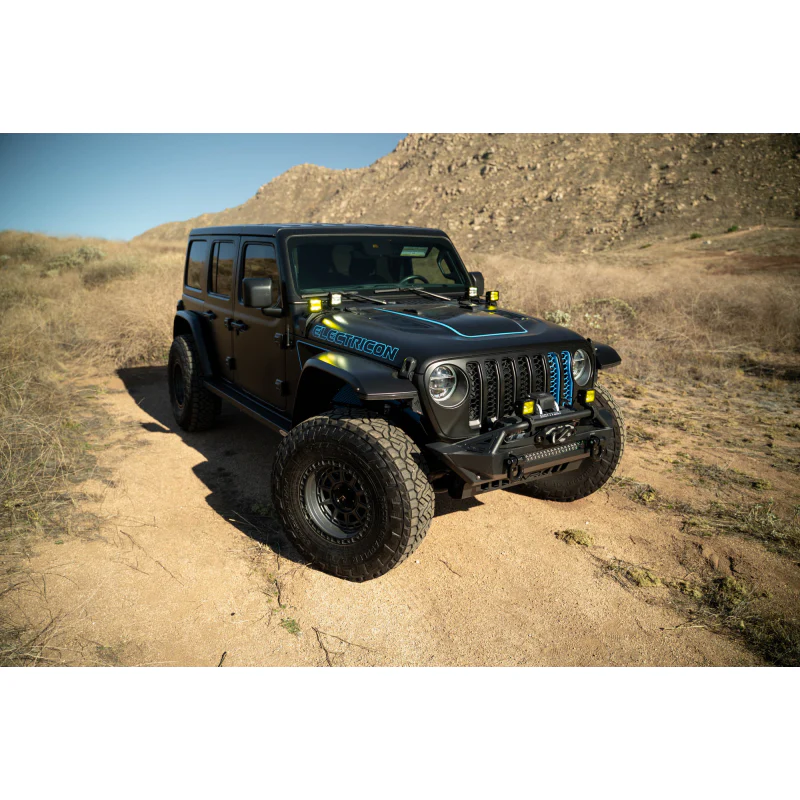 DV8 Offroad 2020-2025 Jeep Wrangler JL JLU 4xe Gladiator JT Dual Light Pod Mounts Model LBJL-12 - Image 10
