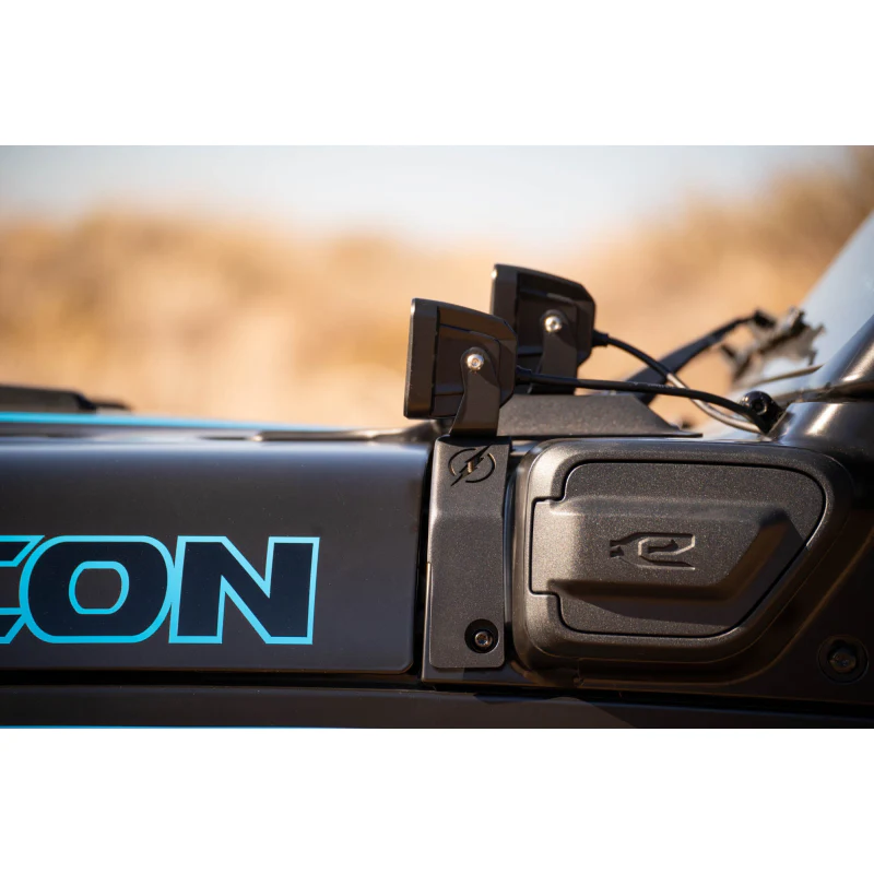 DV8 Offroad 2020-2025 Jeep Wrangler JL JLU 4xe Gladiator JT Dual Light Pod Mounts Model LBJL-12 - Image 9