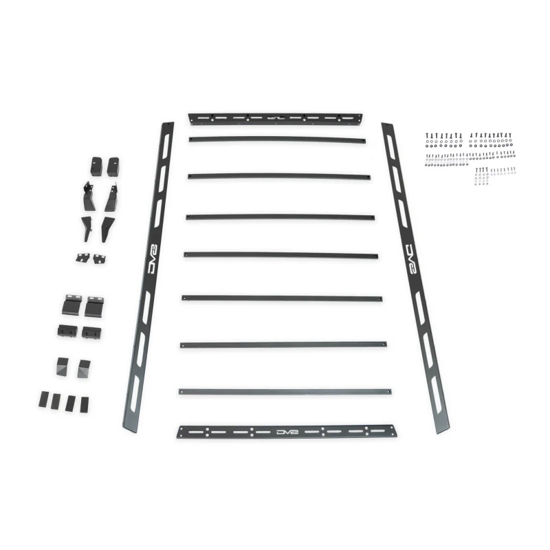 DV8 Offroad 2021-2025 Ford Bronco 2-Door Hard Top Roof Rack Model RRBR-03 - Image 7