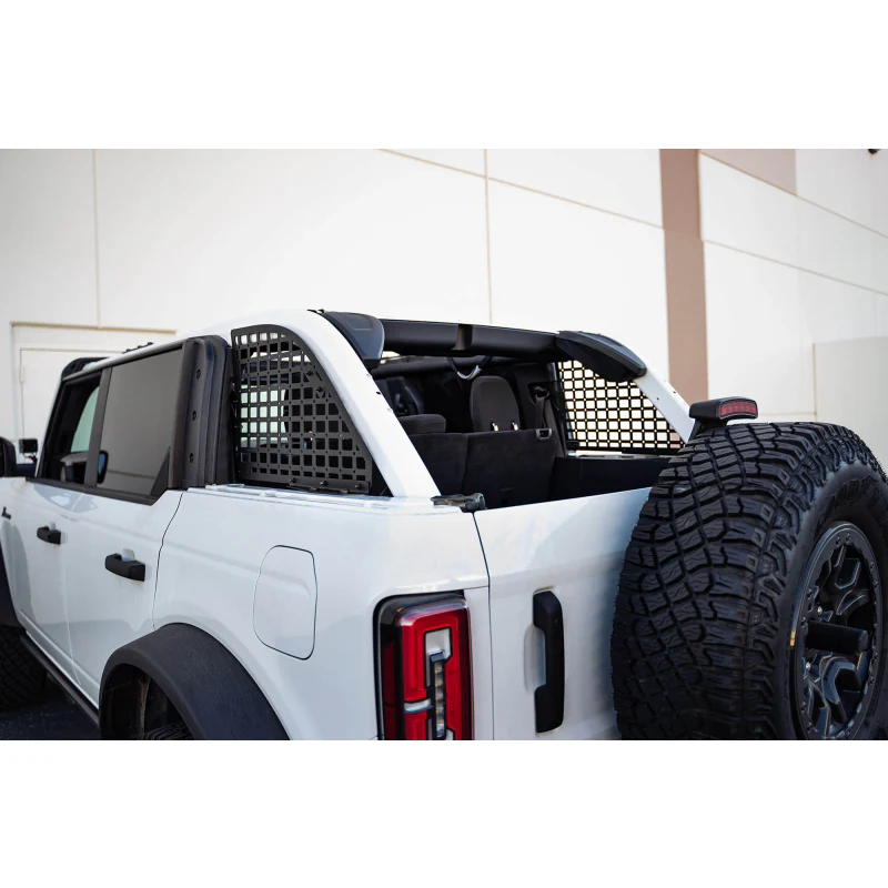 DV8 Offroad 2021-2025 Ford Bronco 4-Door Hard Top Only Rear Window Molle Panels Model MPBR-01 - Image 2