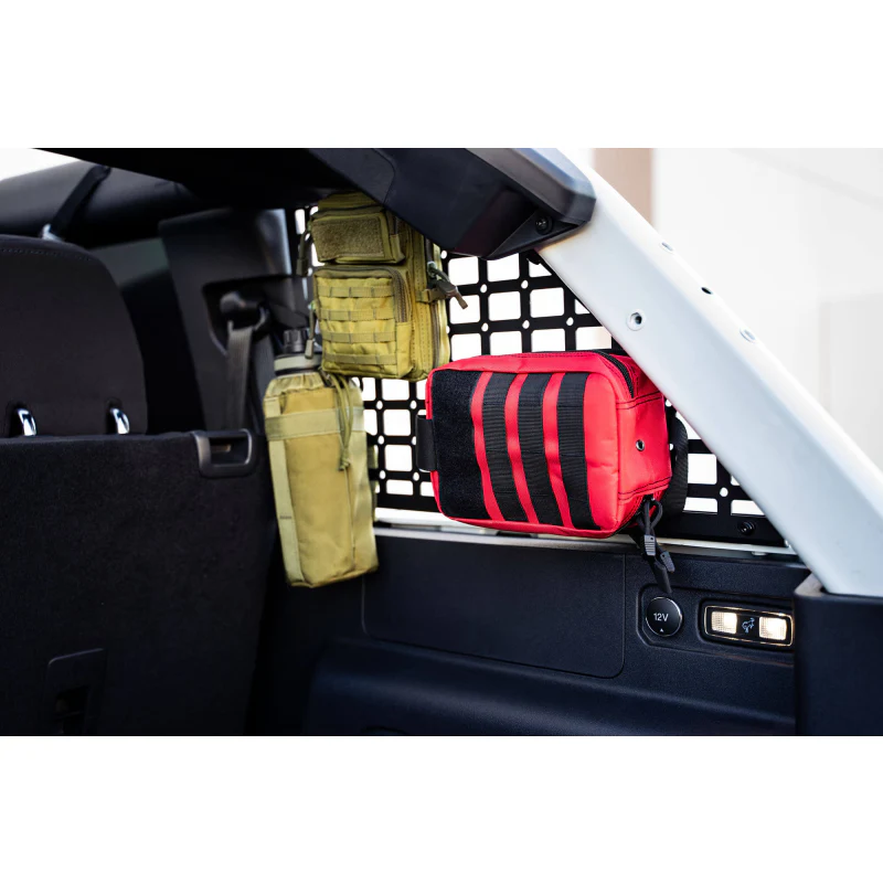 DV8 Offroad 2021-2025 Ford Bronco 4-Door Hard Top Only Rear Window Molle Panels Model MPBR-01 - Image 3