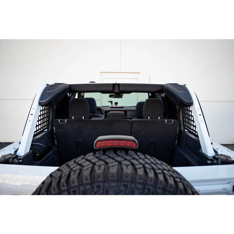 DV8 Offroad 2021-2025 Ford Bronco 4-Door Hard Top Only Rear Window Molle Panels Model MPBR-01 - Image 6