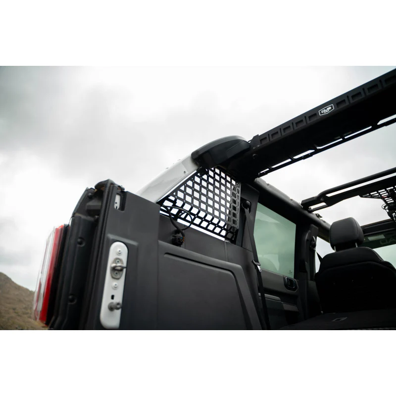 DV8 Offroad 2021-2025 Ford Bronco 4-Door HardTop Only Pocketed Rear Window Molle Panels Model MPBR-08 - Image 7