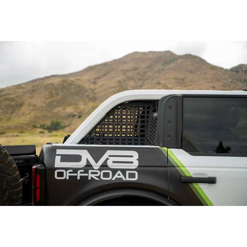 DV8 Offroad 2021-2025 Ford Bronco 4-Door HardTop Only Pocketed Rear Window Molle Panels Model MPBR-08 - Image 8