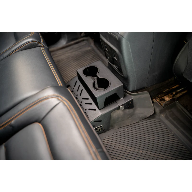 DV8 Offroad 2021-2025 Ford Bronco 4-Door Rear Seat Cup Holder And Molle Panels Model MPBR-07