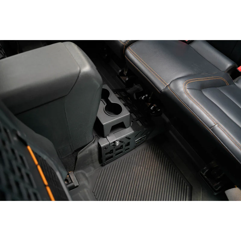 DV8 Offroad 2021-2025 Ford Bronco 4-Door Rear Seat Cup Holder And Molle Panels Model MPBR-07 - Image 6