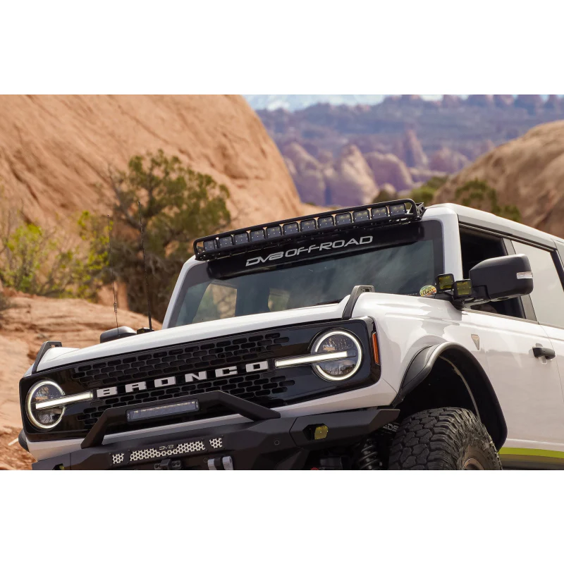 DV8 Offroad 2021-2025 Ford Bronco 40-Inch Curved Light Bar Mount Model LBBR-03 - Image 2