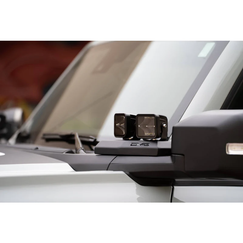 DV8 Offroad 2021-2025 Ford Bronco A-Pillar Pod Light Mounts Model LBBR-02 - Image 11