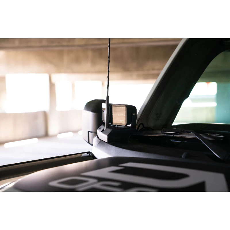 DV8 Offroad 2021-2025 Ford Bronco A-Pillar Pod Light Mounts Model LBBR-02 - Image 5