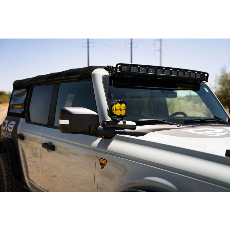 DV8 Offroad 2021-2025 Ford Bronco A-Pillar Pod Light Mounts Model LBBR-02 - Image 7