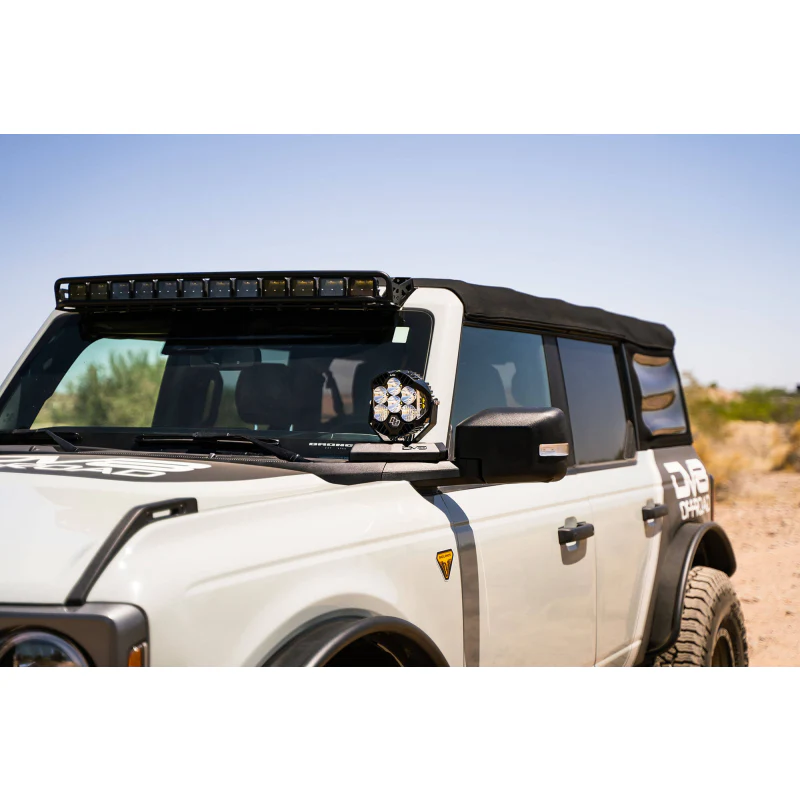 DV8 Offroad 2021-2025 Ford Bronco A-Pillar Pod Light Mounts Model LBBR-02 - Image 8