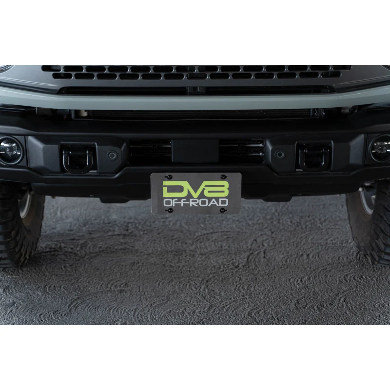 DV8 Offroad 2021-2025 Ford Bronco Capable Bumper Front License Plate Mount Model LPBR-04 - Image 8