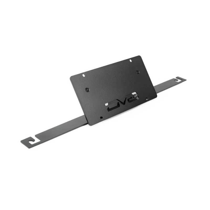 DV8 Offroad 2021-2025 Ford Bronco Capable Bumper Slanted Front License Plate Mount Model LPBR-05 - Image 14