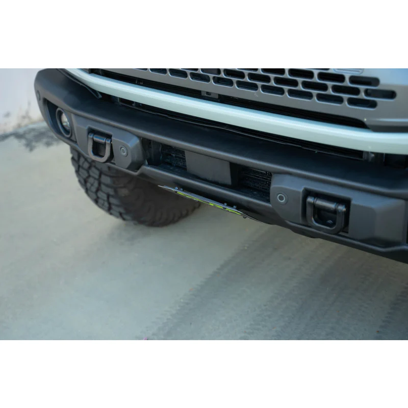 DV8 Offroad 2021-2025 Ford Bronco Capable Bumper Slanted Front License Plate Mount Model LPBR-05 - Image 5