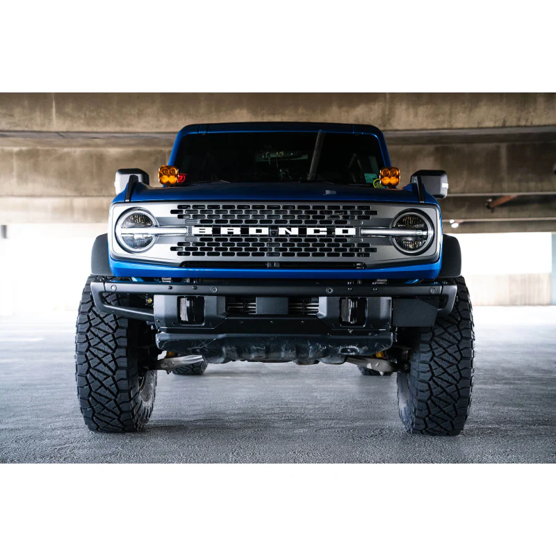 DV8 Offroad 2021-2025 Ford Bronco Factory Front Bumper License Relocation Bracket Model LPBR-02 - Image 16