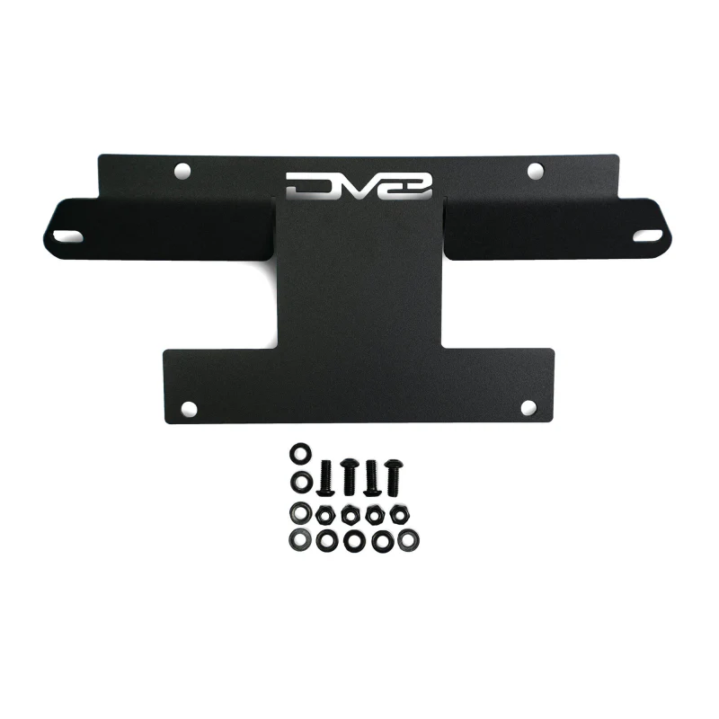 DV8 Offroad 2021-2025 Ford Bronco Factory Front Bumper License Relocation Bracket Model LPBR-02 - Image 8